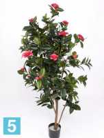 Камелия "Японика" искусственная Top Art вишня (20 цветков) 155h в #REGION_NAME_DECLINE_PP#