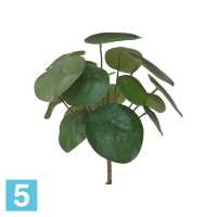 Пилея (Pilea) искусственный куст 25h зеленая (17 листьев) в #REGION_NAME_DECLINE_PP#
