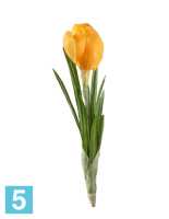 Искусственный цветок для декора Крокус желтый 20 см TREEZ Collection в #REGION_NAME_DECLINE_PP#