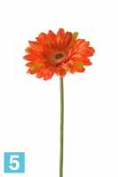 Искусственный цветок для декора Гербера 60h оранжевый в #REGION_NAME_DECLINE_PP#