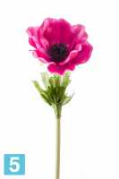 Искусственный цветок для декора Анемона 10dx47h розовый в #REGION_NAME_DECLINE_PP#