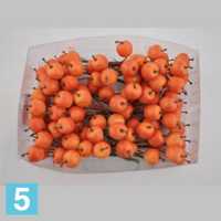 Яблоки искусственные, d-2 см., оранжевые, 108 шт, на проволоке в #REGION_NAME_DECLINE_PP#
