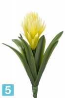 Искусственный цветок для декора Эхмея (Aechmea) 32h желтая в #REGION_NAME_DECLINE_PP#