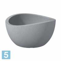 Уличное кашпо Миска Scheurich Wave Globe Bowl, серый камень 40-d, 21-h в #REGION_NAME_DECLINE_PP#
