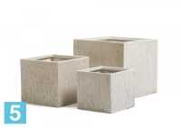 Кашпо TREEZ Ergo Cork Куб, белый песок 30-l, 30-w, 26,5-h в #REGION_NAME_DECLINE_PP#