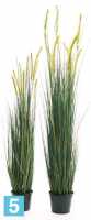 Искусственная трава Лисий хвост 150h высокая в кашпо (пластиковое) в #REGION_NAME_DECLINE_PP#