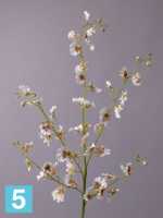 Искусственный цветок для декора Орхидея Онцидиум 117h белая (ветка большая) в #REGION_NAME_DECLINE_PP#