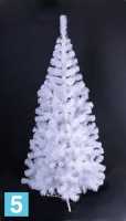 Искусственная елка (Ели PENERI) Пристенная Снежана белая, ПВХ, 180-h
