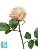 Искусственный цветок для декора Роза Флорибунда Мидл крем д-8 см TREEZ Collection в #REGION_NAME_DECLINE_PP#
