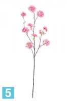 Искусственная ветка Сакуры Ball Flower розовая TREEZ Collection в Москве