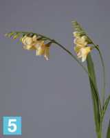 Искусственный цветок для декора Фрезия нежно-желтая крайола TREEZ Collection в #REGION_NAME_DECLINE_PP#