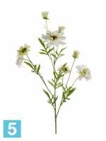 Искусственный цветок для декора Гелениум ветка 85h белый в #REGION_NAME_DECLINE_PP#