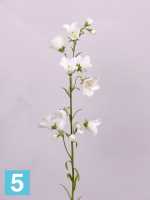 Искусственный цветок для декора Колокольчик 66h белый (8 цветков) в #REGION_NAME_DECLINE_PP#