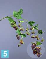 Искусственная Ежевика ветвь большая с ягодами и листьями TREEZ Collection в #REGION_NAME_DECLINE_PP#