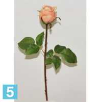 Роза искусственная, h-52 см., персиковая в #REGION_NAME_DECLINE_PP#