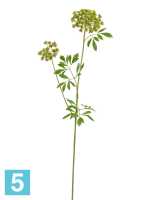 Искусственный цветок для декора Анна Королевская ветвь большая светло-зеленая TREEZ Collection в #REGION_NAME_DECLINE_PP#