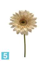 Искусственный цветок для декора Гербера 60h белый в #REGION_NAME_DECLINE_PP#