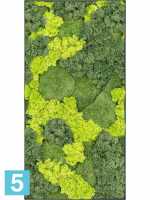 Картина из искусственного мха stiel l матовая 30% шаровый мох 70% олень мох (микс) l-100 w-50 h-6 см в #REGION_NAME_DECLINE_PP#