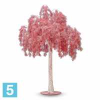 Дерево интерьерное искусственное Alseed, h-300 см., латекс, бордовое в #REGION_NAME_DECLINE_PP#