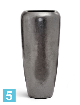 Кашпо TREEZ Effectory Metal Дизайн-конус, стальное серебро 34-d, 75-h в #REGION_NAME_DECLINE_PP#