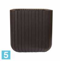 Кашпо Keter Cube Planter L, виски-коричневое 39,5-l, 39,5-w, 39,5-h в #REGION_NAME_DECLINE_PP#