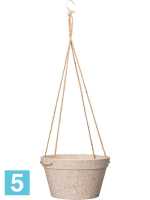 Кашпо подвесное Fibrics bamboo basket, песочное (per 12 pcs.) d-30 h-13 см в Москве