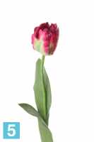 Искусственный букет из тюльпанов Sensitive Botanic темно-розовые 3 шт. 62h см в #REGION_NAME_DECLINE_PP#